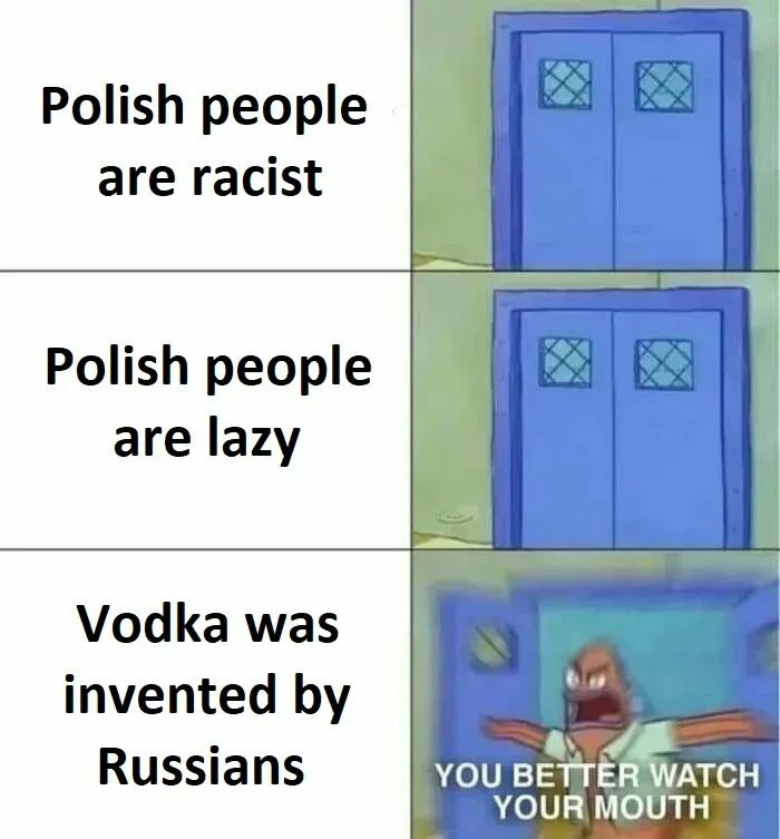 With all due respect, Poles are very cool. Like iced water - meme