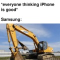 Samsung excavator