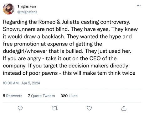 About the Romeo & Juliet new cast - meme