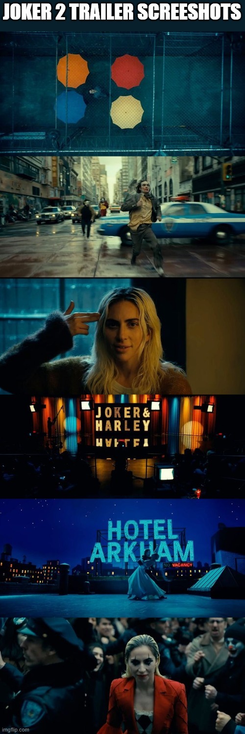 Joker 2 trailer screenshots - meme
