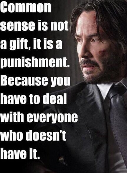 Common sense - meme