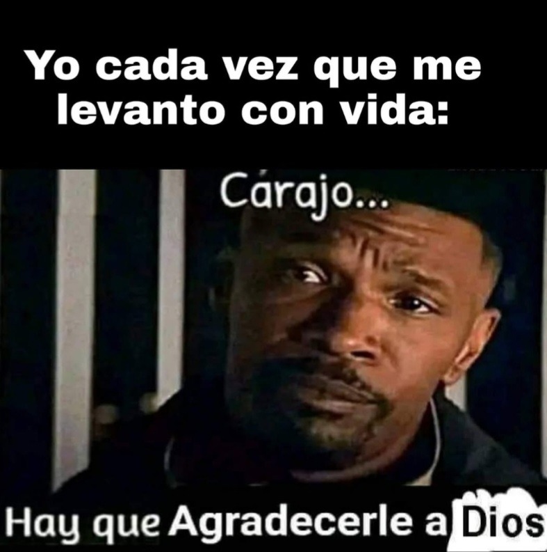 Gracias dios - meme