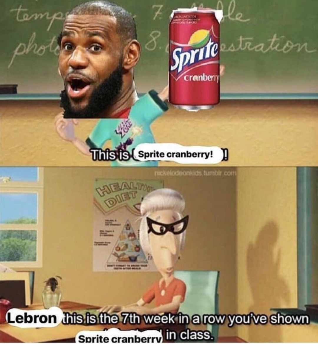 Sprite Cranberry Lebron Meme