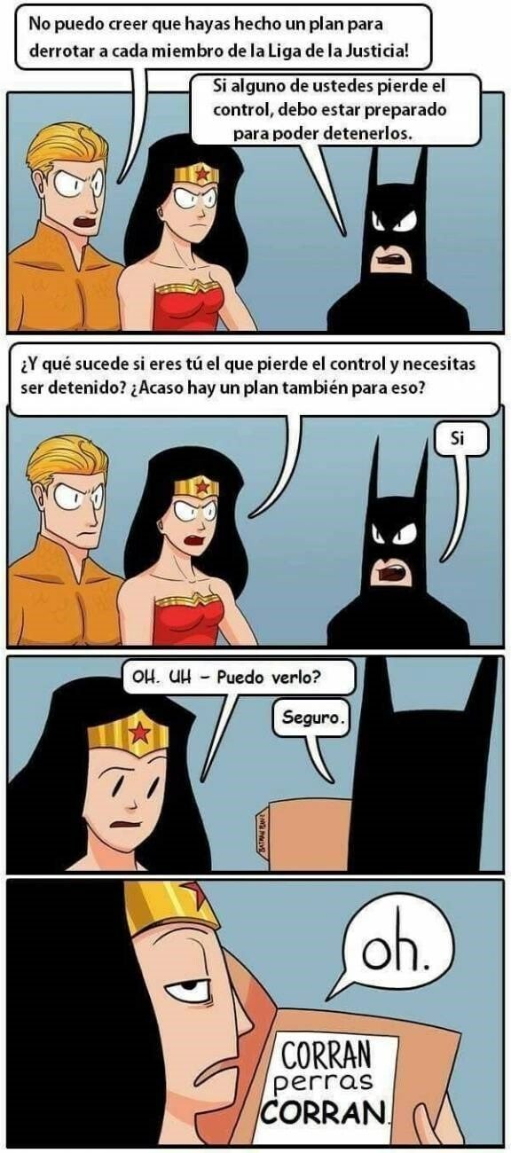 Batman es solo un hombre.. - meme