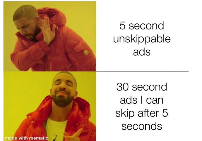 5 second ads - meme