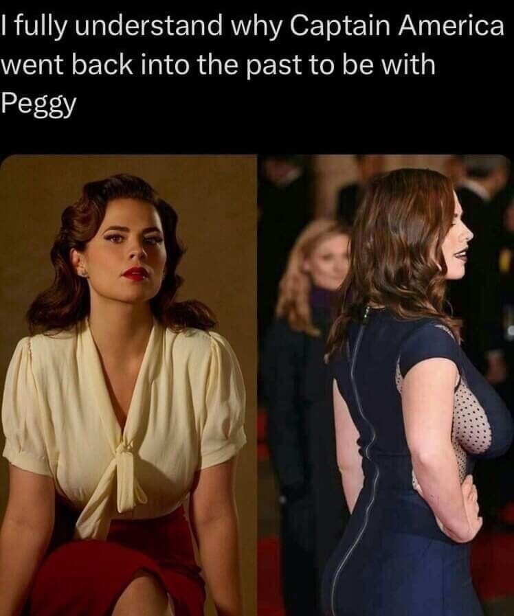 Hayley Atwell is a babe - meme