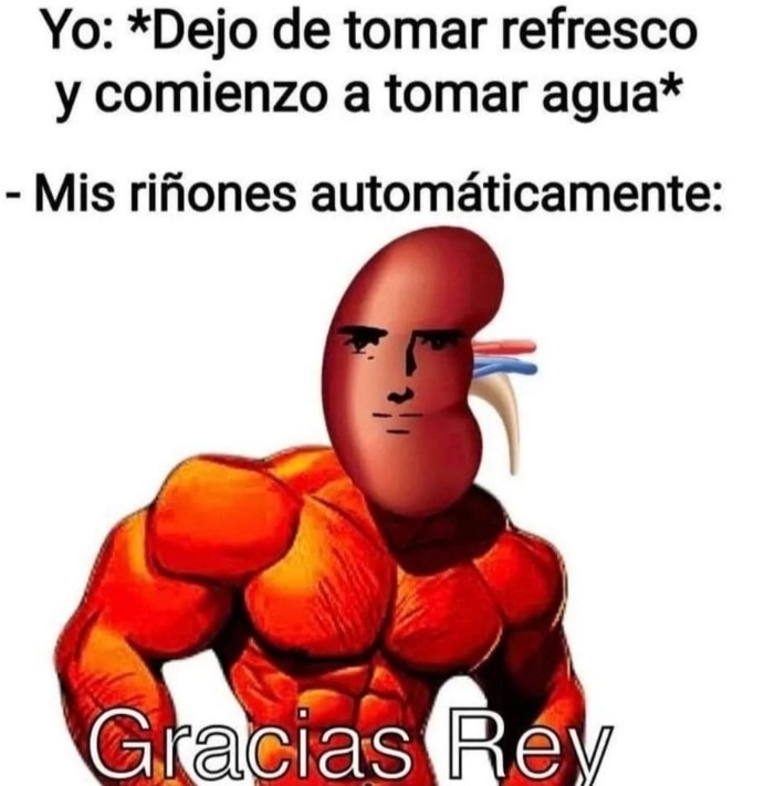 Toma agüita mi rey - meme
