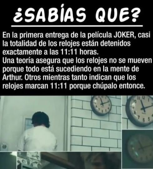 Datos curiosos del Joker - meme