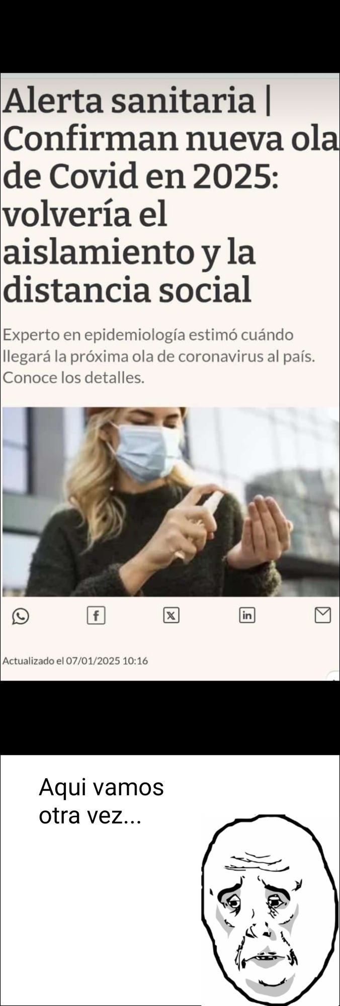 Aquí vamos - meme
