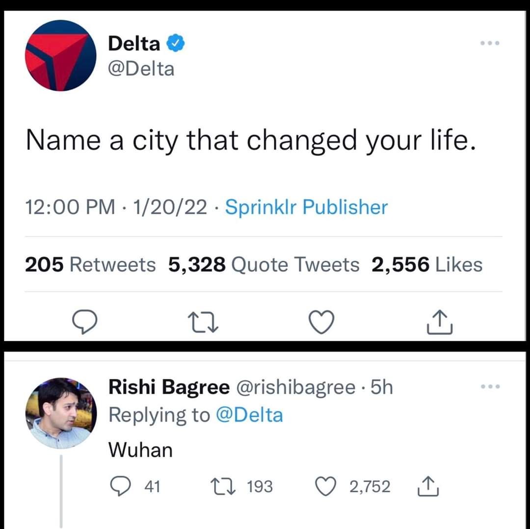 Name a city that changed your life - meme