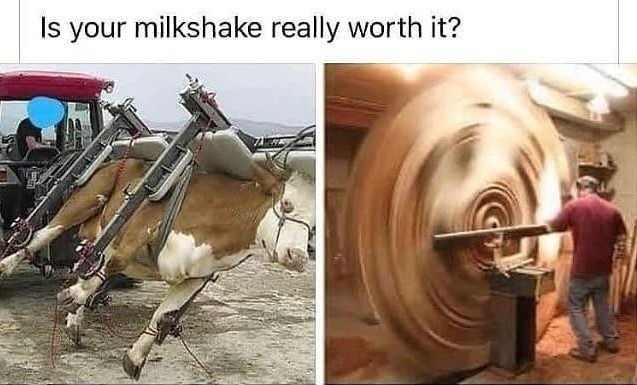Milk shake - meme