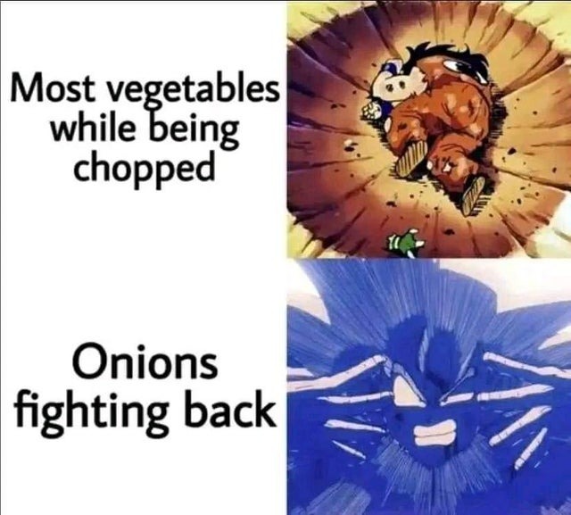 vegetables vs onions - meme