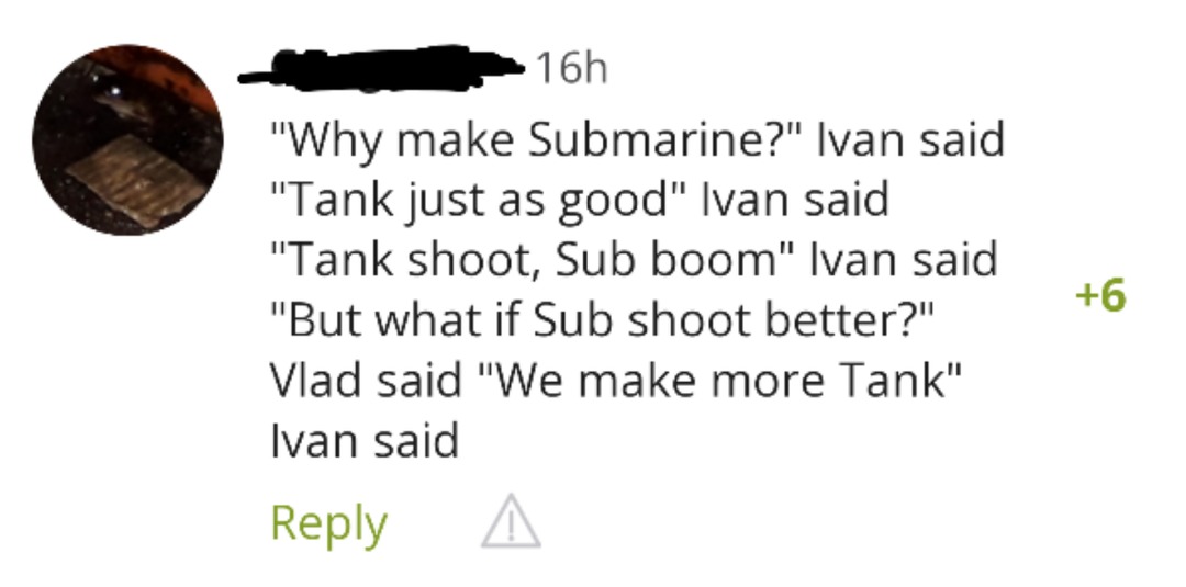 Sub good tank better - meme