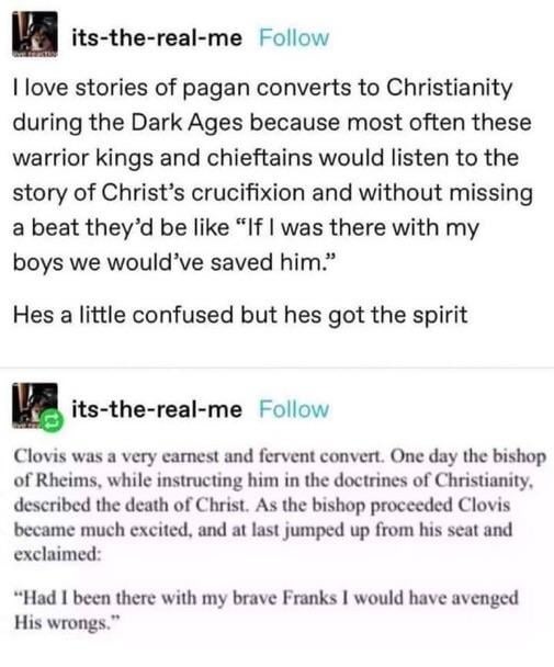 He's got the spirit - meme