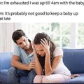 Let your baby sleep you bitch