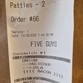 Went to Five Guys, got the order 66