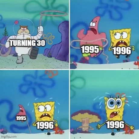Turning 30yo this year guys - meme