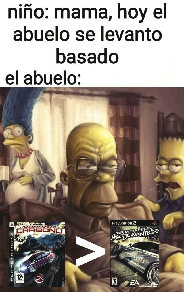 Nfs most wanted esta sobrevalorado. Me encanta - meme