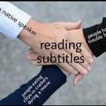 Reading subtitles