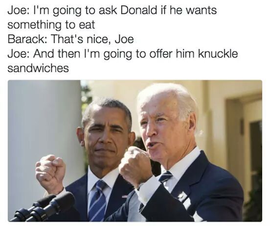 maybe offer him some hawaiian PUNCH or maybe a HURTS donut - meme