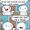 Did I already mention that I'm a vegan