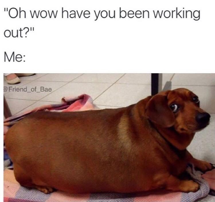 Always working out - meme