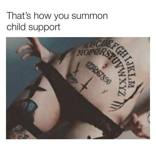 Child support - meme