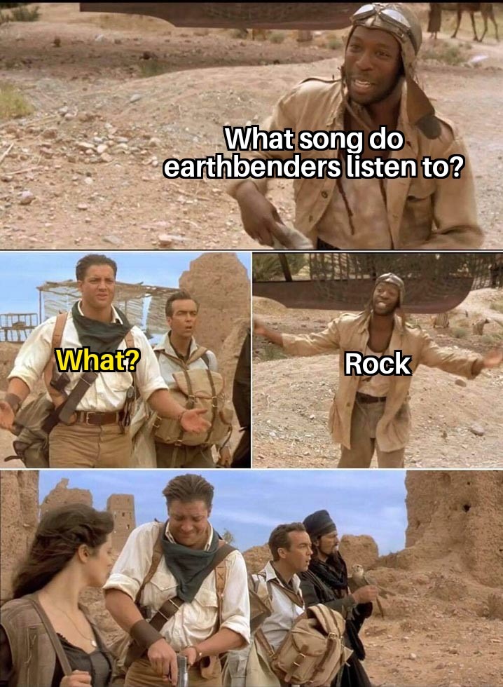 Rock - meme