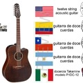 Simply the twelve string guitar used in mexico for the corridos