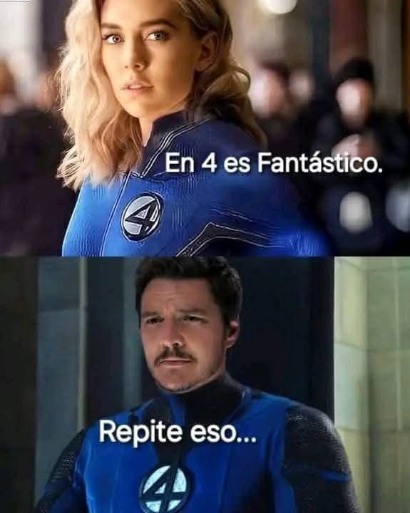 Por qué se llaman los 4 Fantásticos? - meme