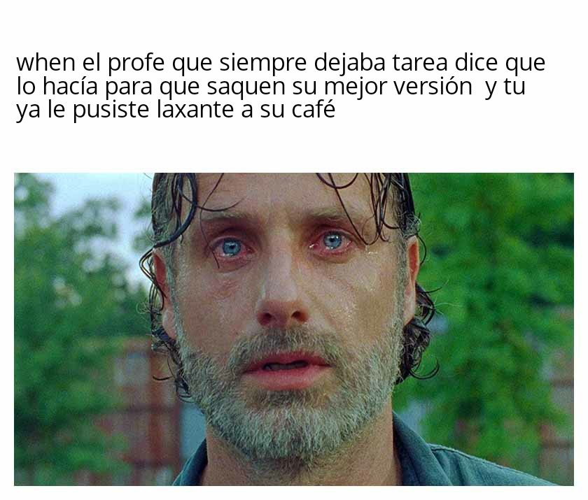 Esto no es divertido es triste - meme