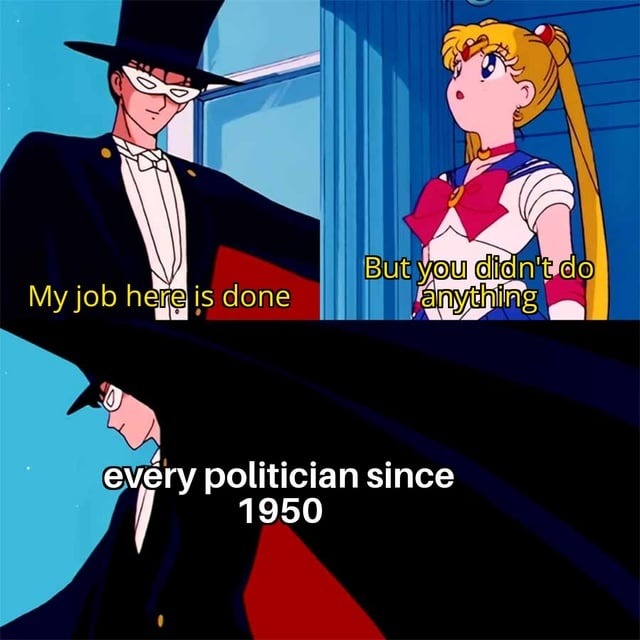 ﻿But you didn’tdo job here is done ianything every politician since 1950 My