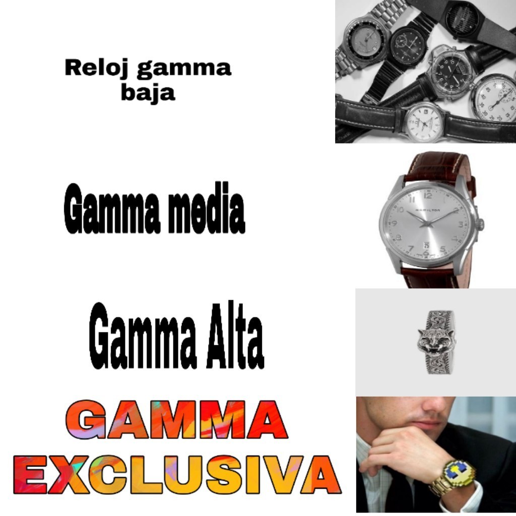 Gammas de relojes - meme