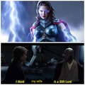 Anakin: My wife is a sith lord