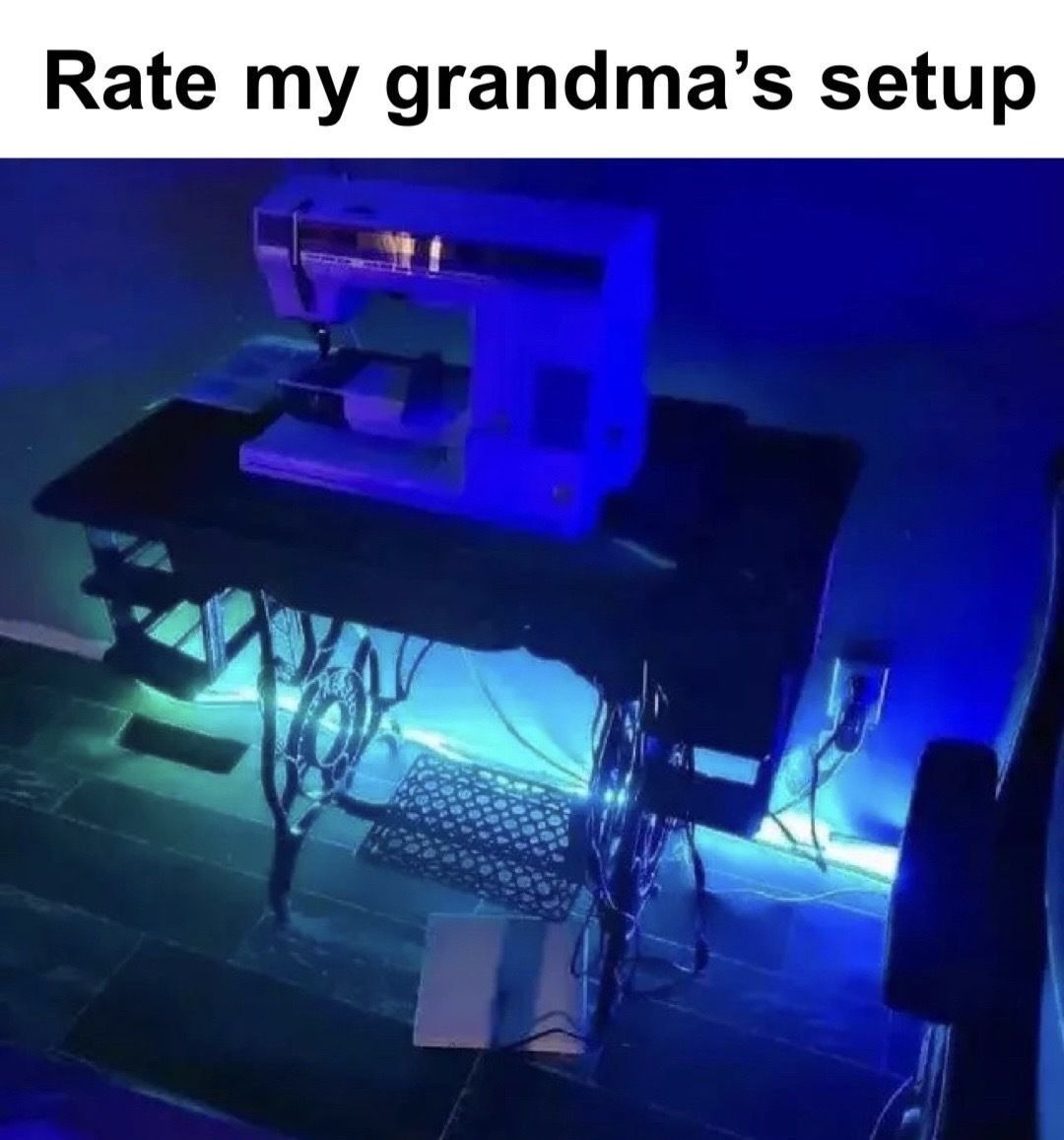 grandma’s setup meme