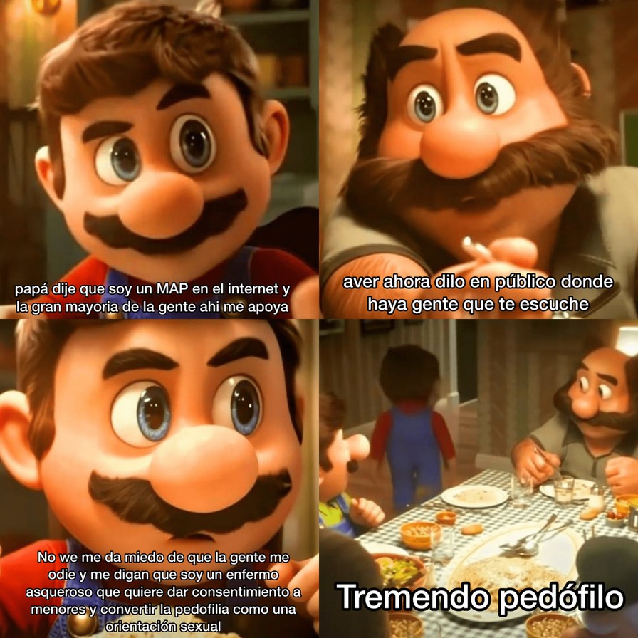 Escorias pederastas de Closet - meme