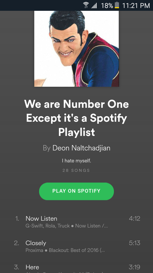 The perfect playlist doesn't exis- - meme