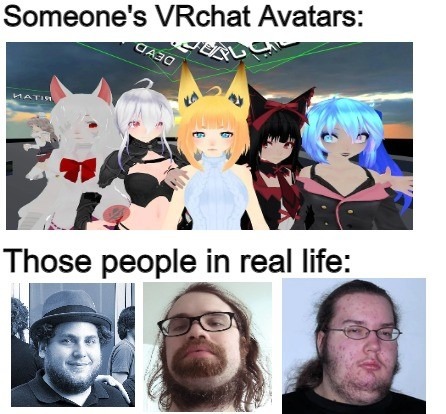 VRchat is strange - meme