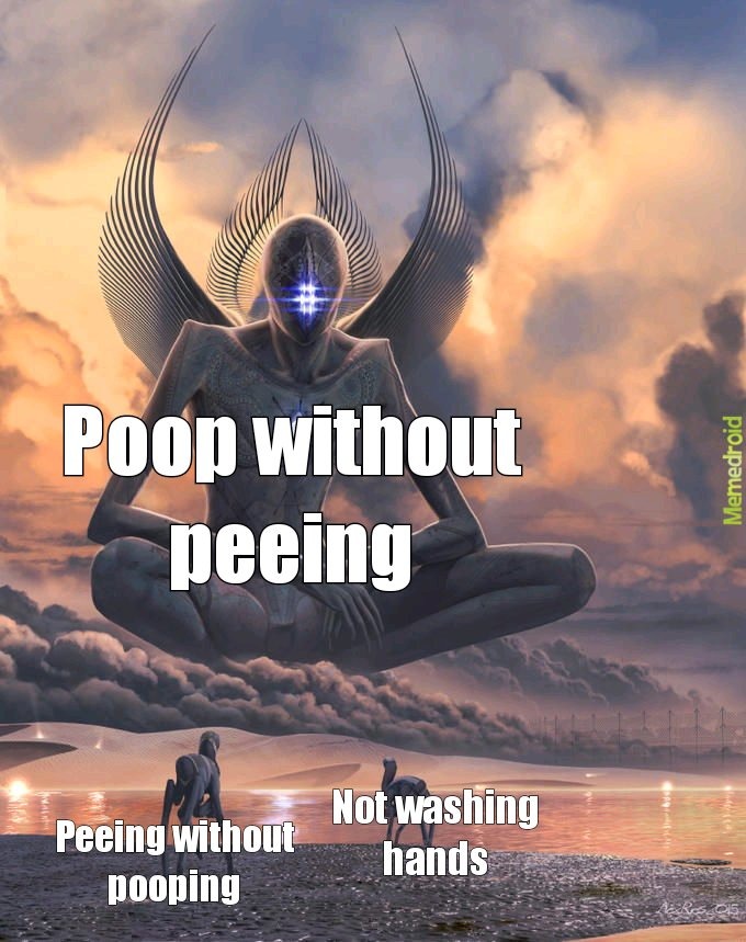 The godly poop - meme