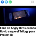 Aun no esta confirmado el nombre oficial y ademas Angry Birds Rio no se podra por la licencia de esa cosa progre llamada Disney, en lugar de eso tendriamos el Space y tambien en demas (Lo que me encantaria es ver 3 pajaros nuevos en el espacio :cool:)