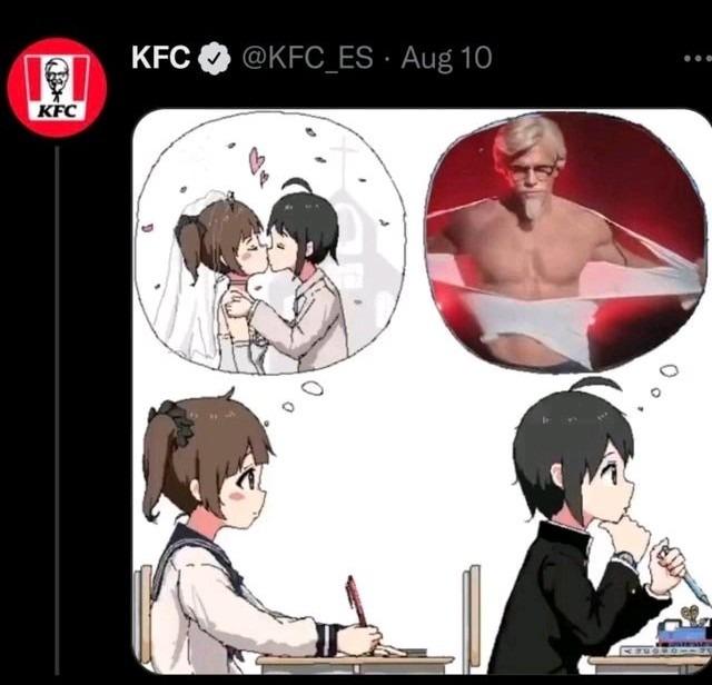 Es la cuenta oficial de KFC xD - meme