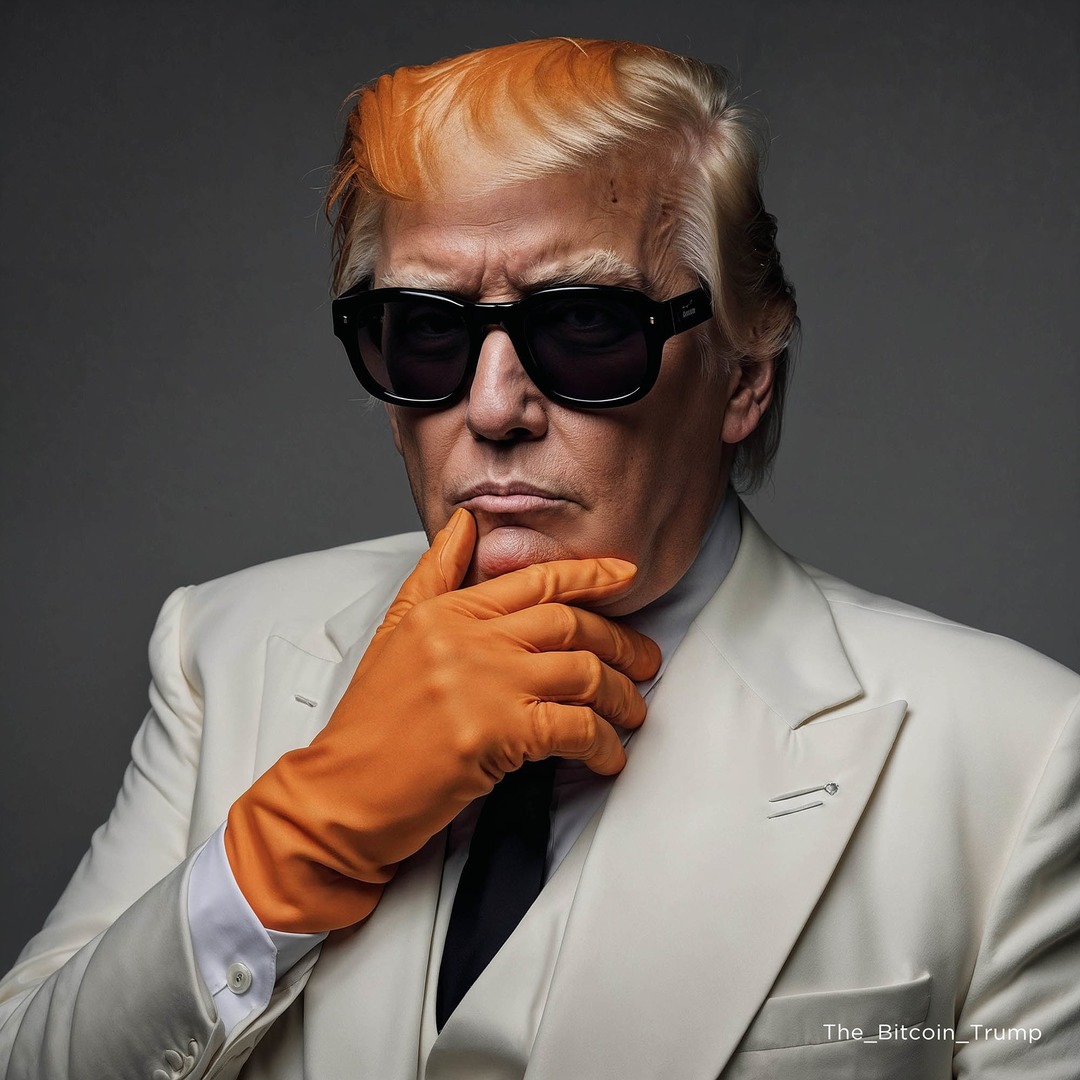 My new portrait / The Bitcoin Trump - meme