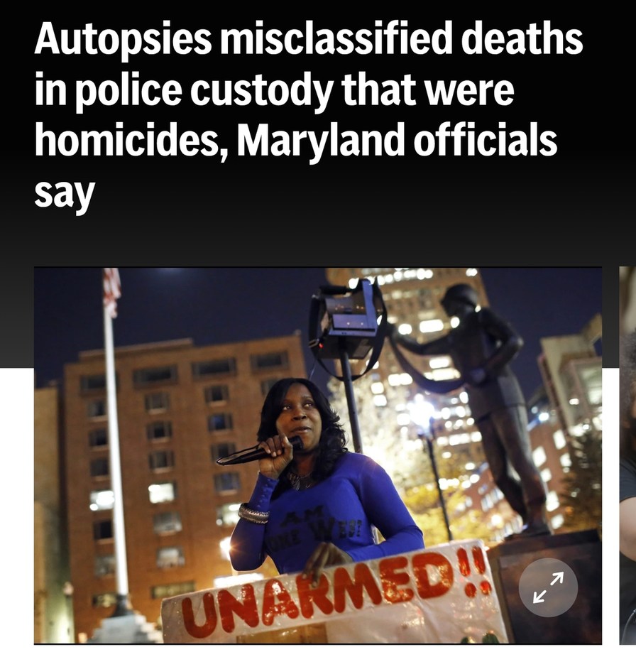 Maryland admits police deaths were misclassified all along - meme