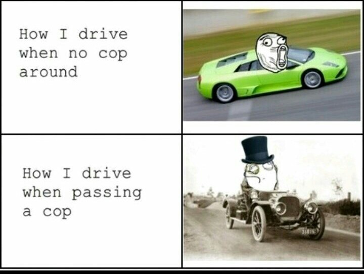 Driving be like - meme