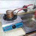 That's a gas stove... Trust the engineer