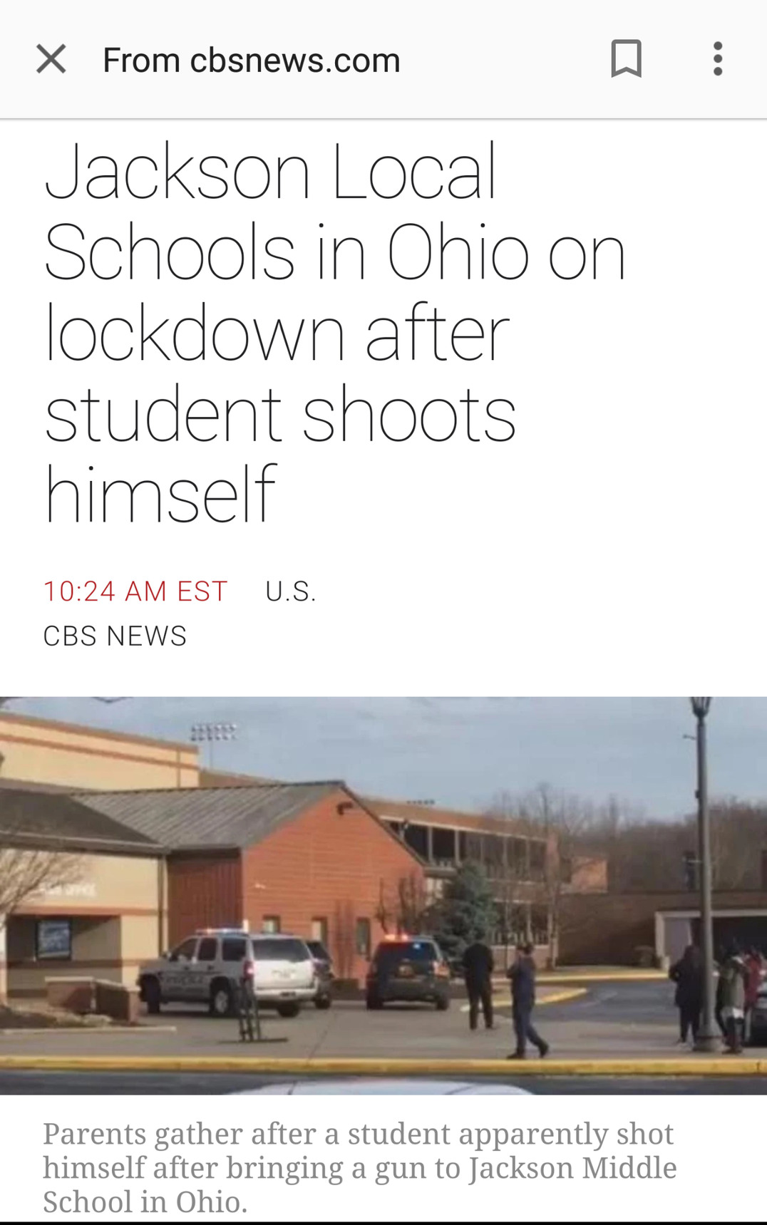 School shooting gone wrong - meme