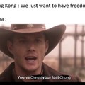 Honged your last kong
