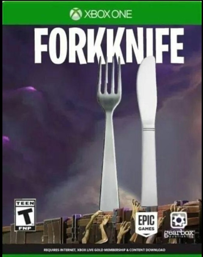 Tenedor cuchillo - meme