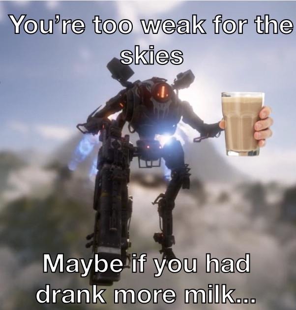 The milk belongs to me, pilot - meme