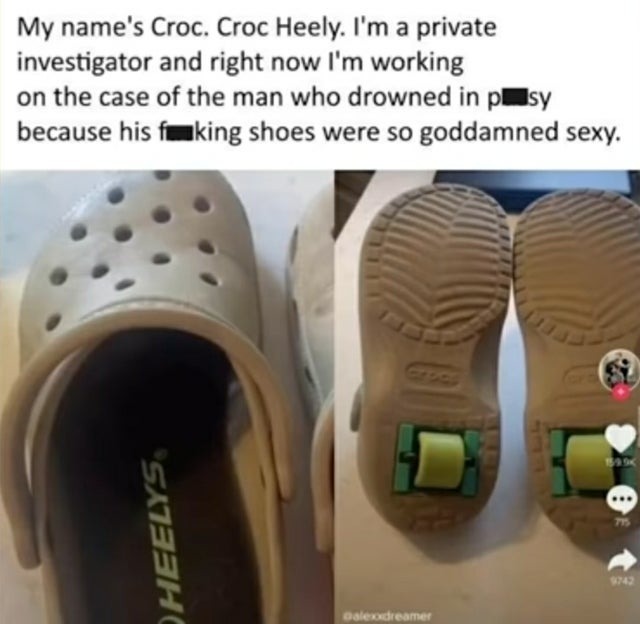 sexy crocs - meme